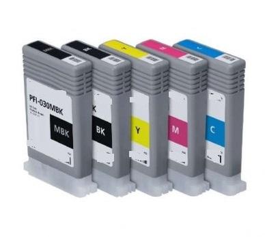 CANON SERBATOIO INCHIOSTRO COMPATIBILE PER PLOTTER PFI-030MBK NERO MATTE/OPACO 3488C001