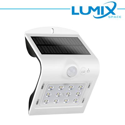 Lampada da parete LED solare senza fili con Sensori 220lm