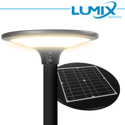 Testa Palo solare LED pannello fotovoltaico e sensore 2CCT
