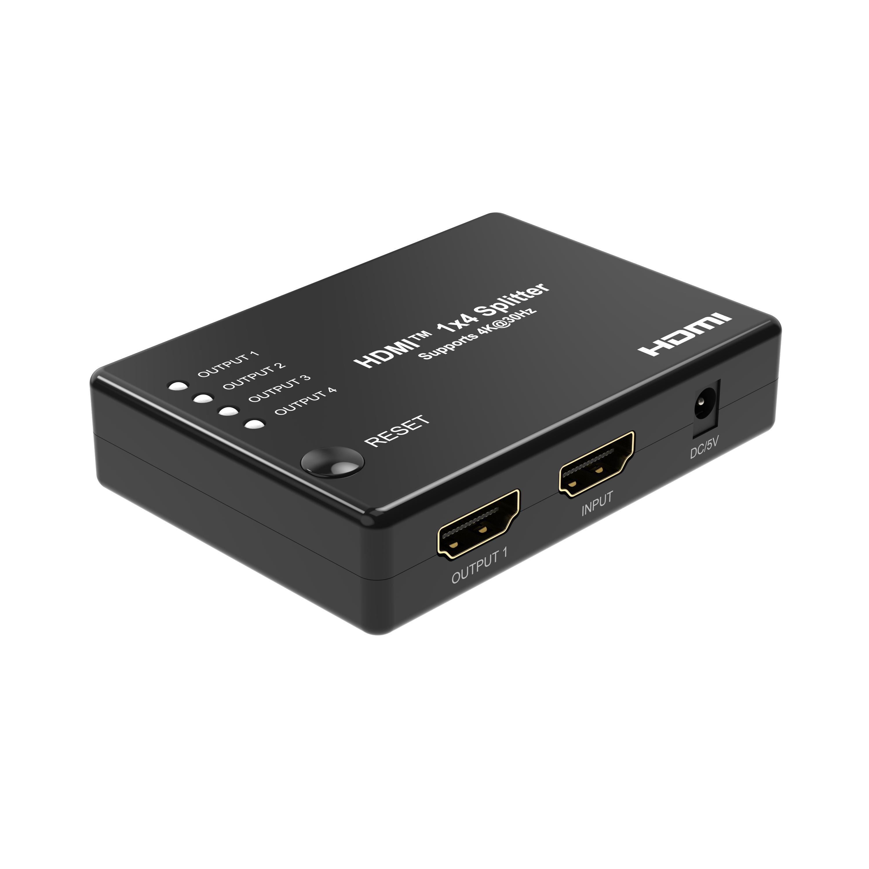HDMI Mini Splitter 1X4 v1.4...