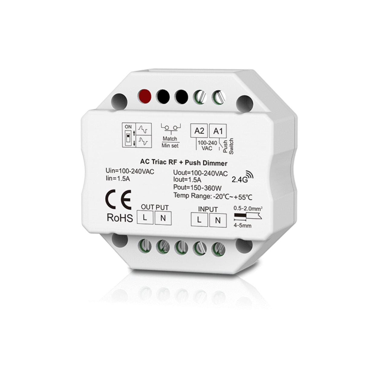 Dimmer LED 1 Canale RF 2.4G...