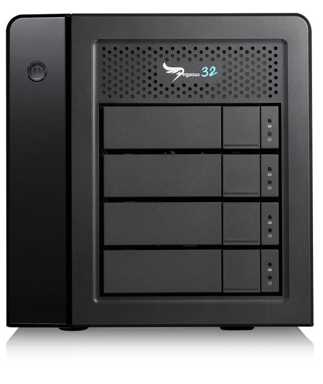 Promise Pegasus 32 R4 16TB (4x4TB) - Thunderbolt 3 e USB3.2 Gen 2 - per Apple e PC - consegnato con cavo thunderbolt 0.7m - P32