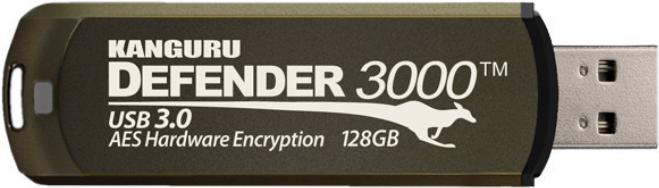 Kanguru Defender 3000 - 128GB - FIPS 140-2 Livello 3