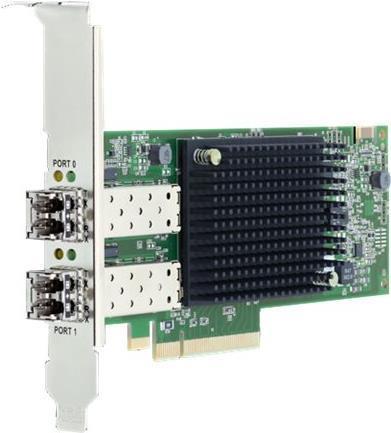 Broadcom LPE35002-M2 scheda di rete e adattatore Interno Fibra 3200 Mbit/s (Emulex LPE35002-M2 - Host bus adapter - PCIe 4.0 x8
