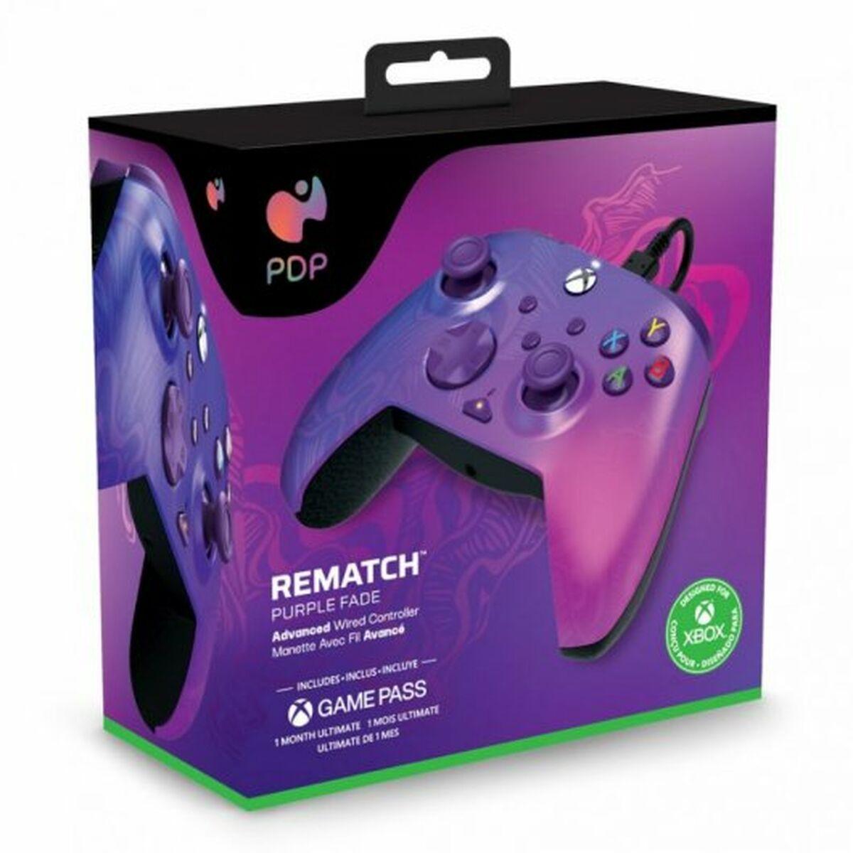 Controller di gioco PDP per Xbox Series X|S e Xbox One Rematch Purple Fade
