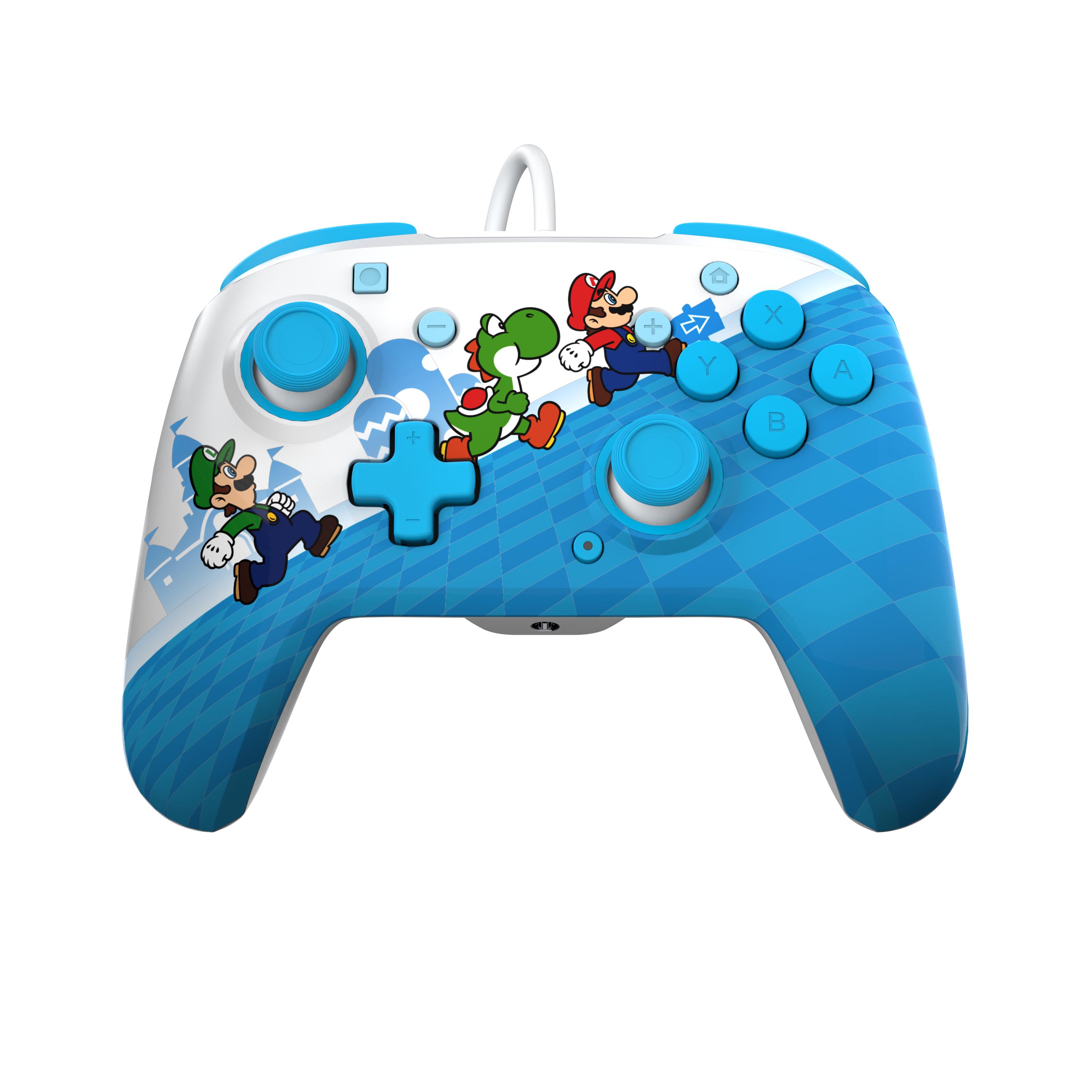 PDP Rematch: Mario Escape Multicolore USB Gamepad Analogico/Digitale Nintendo Switch, Nintendo Switch Lite, Nintendo Switch OLED