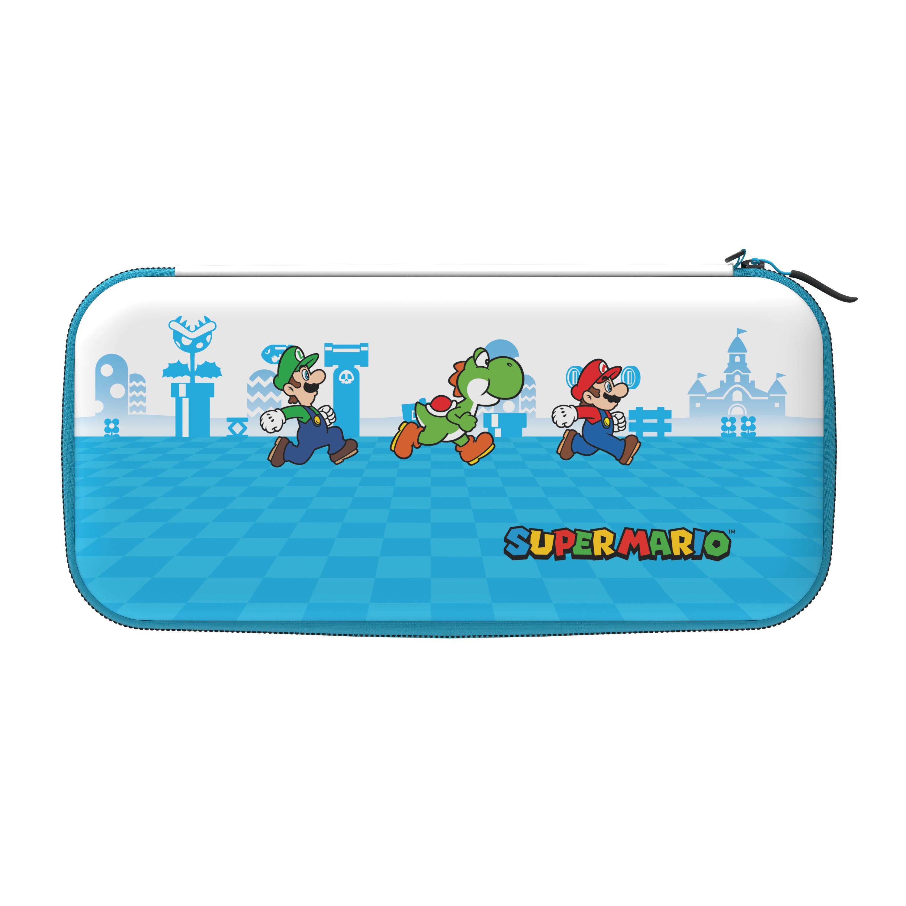 PDP 500-218-MRES custodia per console portatile Custodia rigida Nintendo Blu, Bianco