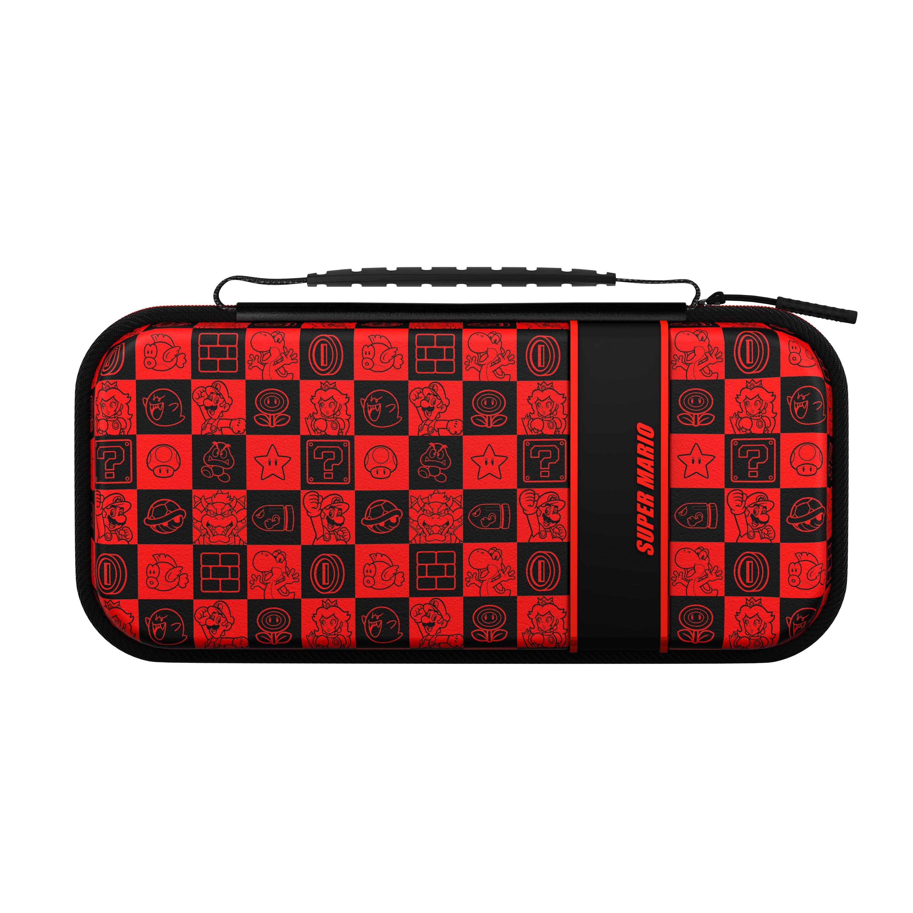 PDP 500-224-SPIG custodia per console portatile Custodia rigida Nintendo Nero, Rosso