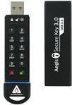 Apricorn Aegis Secure Key 3.0 unitÃƒÆ’Ã‚Â  flash USB 120 GB USB tipo A 3.2 Gen 1 [3.1 Gen 1] Nero (Aegis Secure Key U