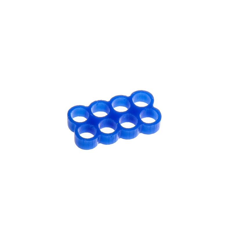 Pettine per cavi stealth a 8 slot - blu