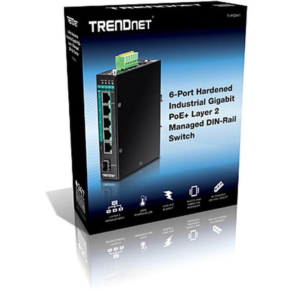 6PORT HARDENED INDUSTRL GIGABIT