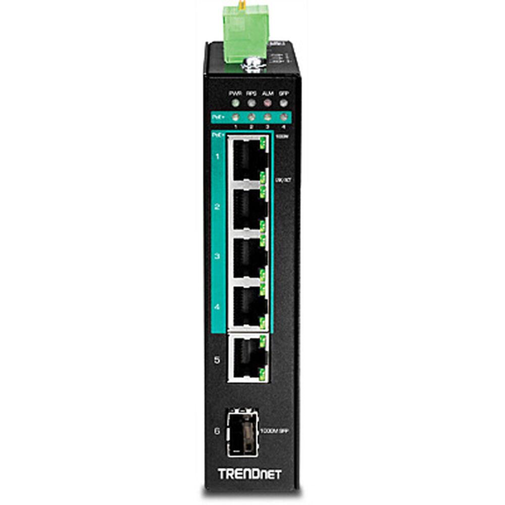 6PORT HARDENED INDUSTRL GIGABIT