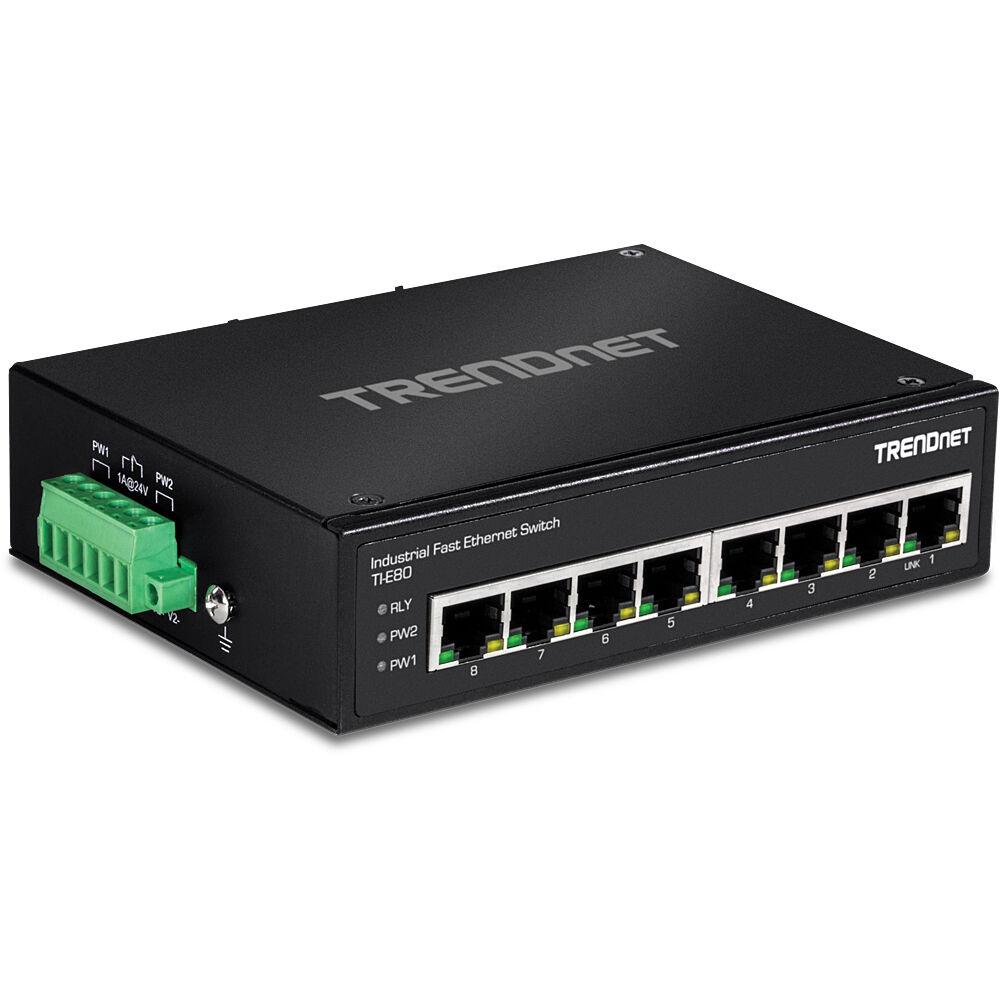 8-PORT IND.FAST ETH SWITCH