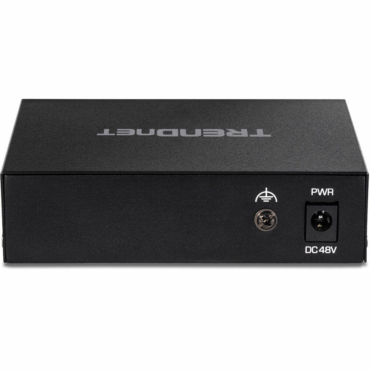 Trendnet TE-GP051 switch di rete Non gestito Gigabit Ethernet 10/100/1000 Supporto Power over Ethernet PoE Nero (TRENDnet TE-GP