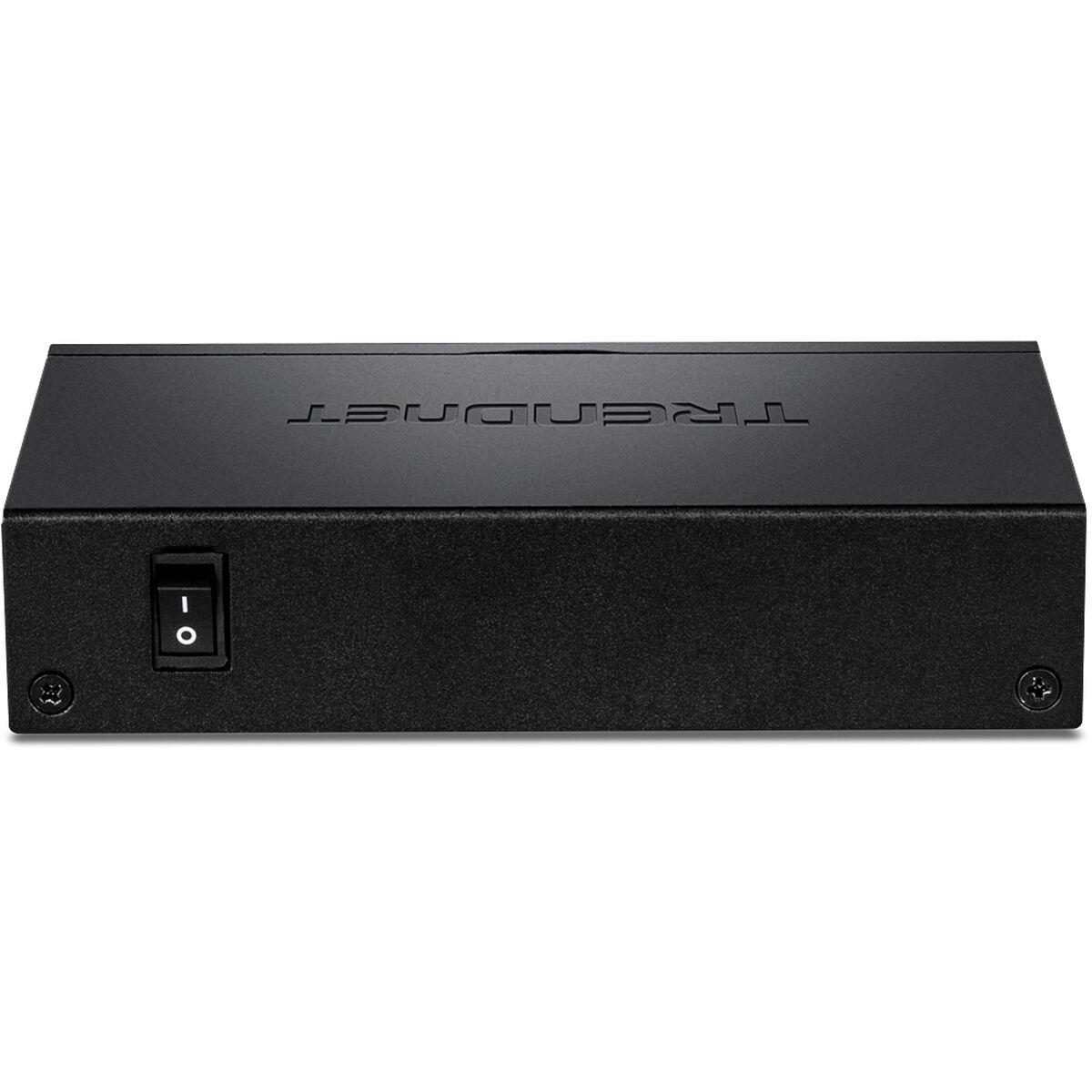 Trendnet TPE-TG51G switch di rete Gigabit Ethernet 10/100/1000 Supporto Power over Ethernet PoE Nero (5-PORT GIGABIT POE SWITCH