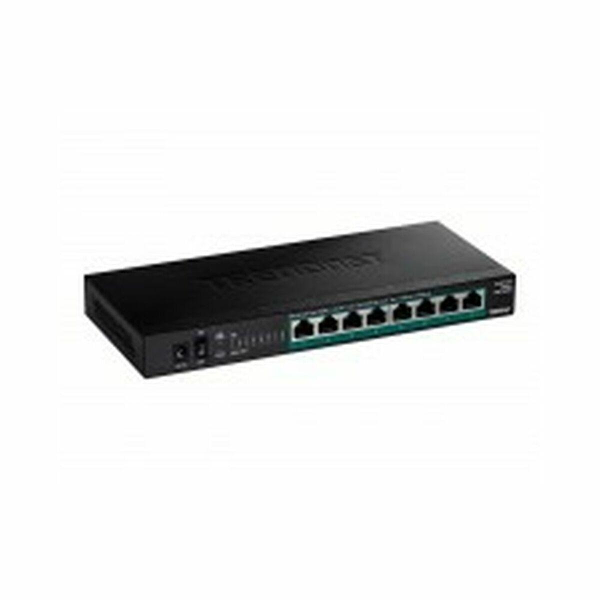 Trendnet TPE-TG380 switch di rete Non gestito 2.5G Ethernet 100/1000/2500 Supporto Power over Ethernet PoE Nero (8-PORT UNMANAG