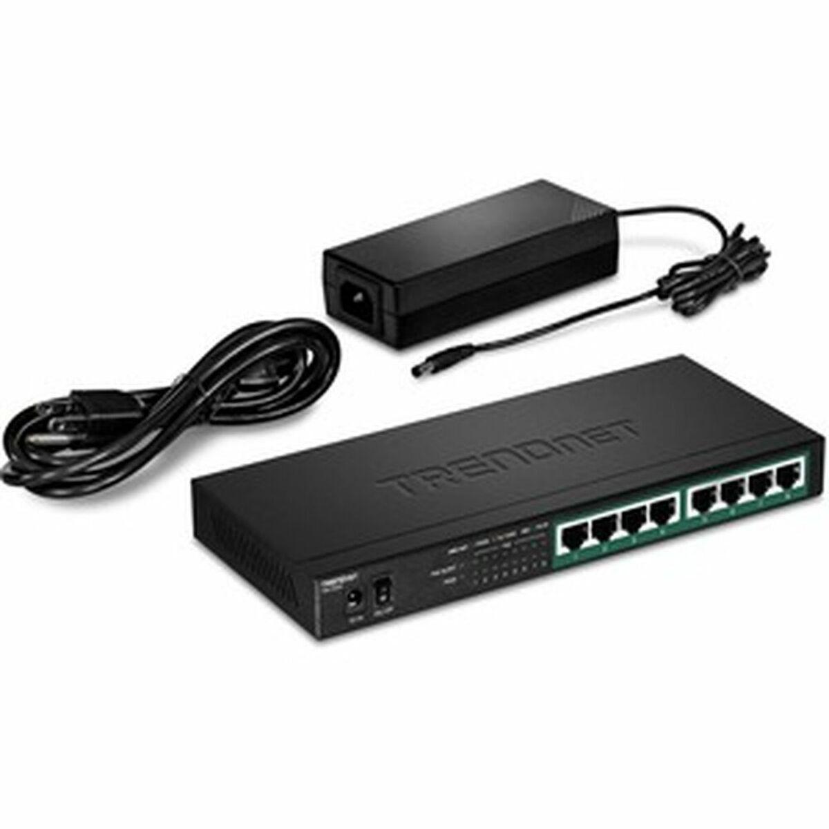 Trendnet TPE-TG83 switch di rete Non gestito Gigabit Ethernet 10/100/1000 Supporto Power over Ethernet PoE Nero (8-PORT GIGABIT