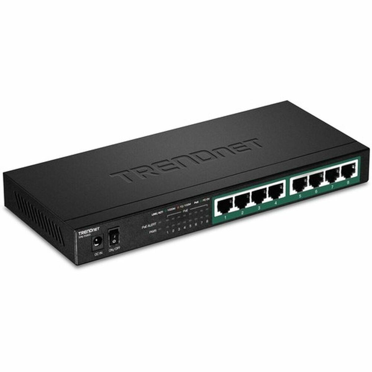 Trendnet TPE-TG83 switch di rete Non gestito Gigabit Ethernet 10/100/1000 Supporto Power over Ethernet PoE Nero (8-PORT GIGABIT