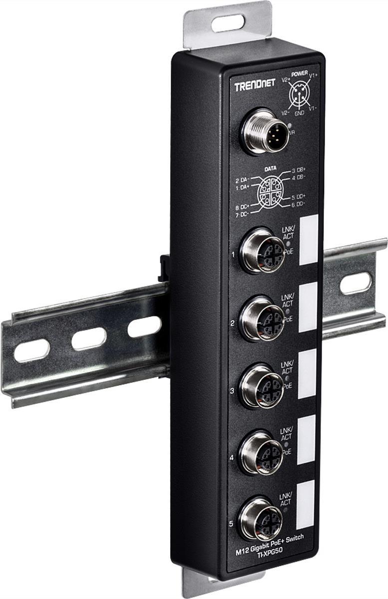 5-PORT INDUSTRIAL EN50155 M12