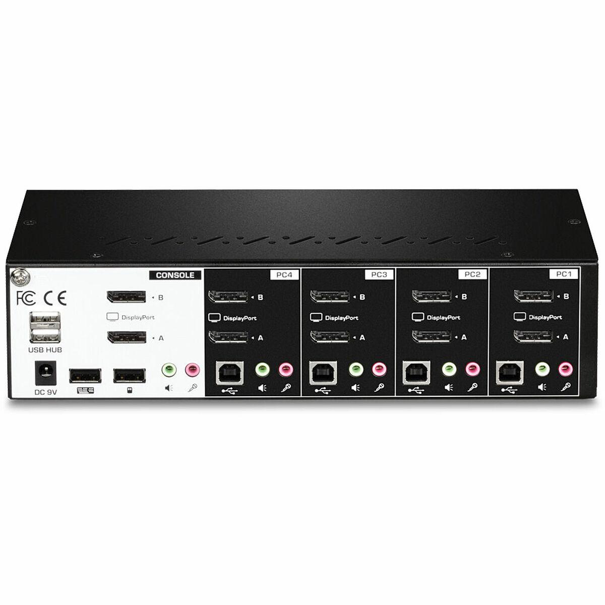 4-PORT DISPLAY PORT KVM SWITCH