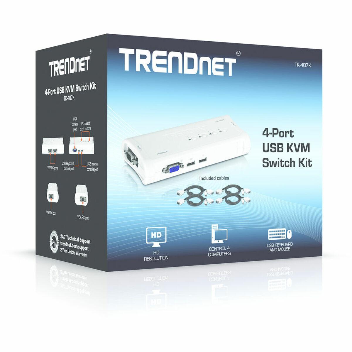 4 PORT USB KVM SWITCH KIT