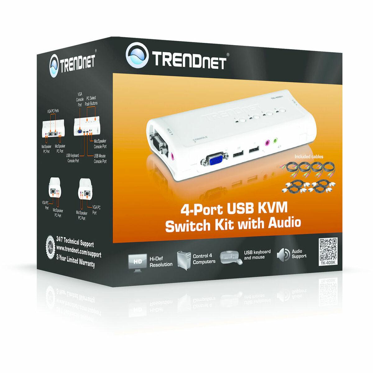 4 PORT USB KVM SWITCH KIT