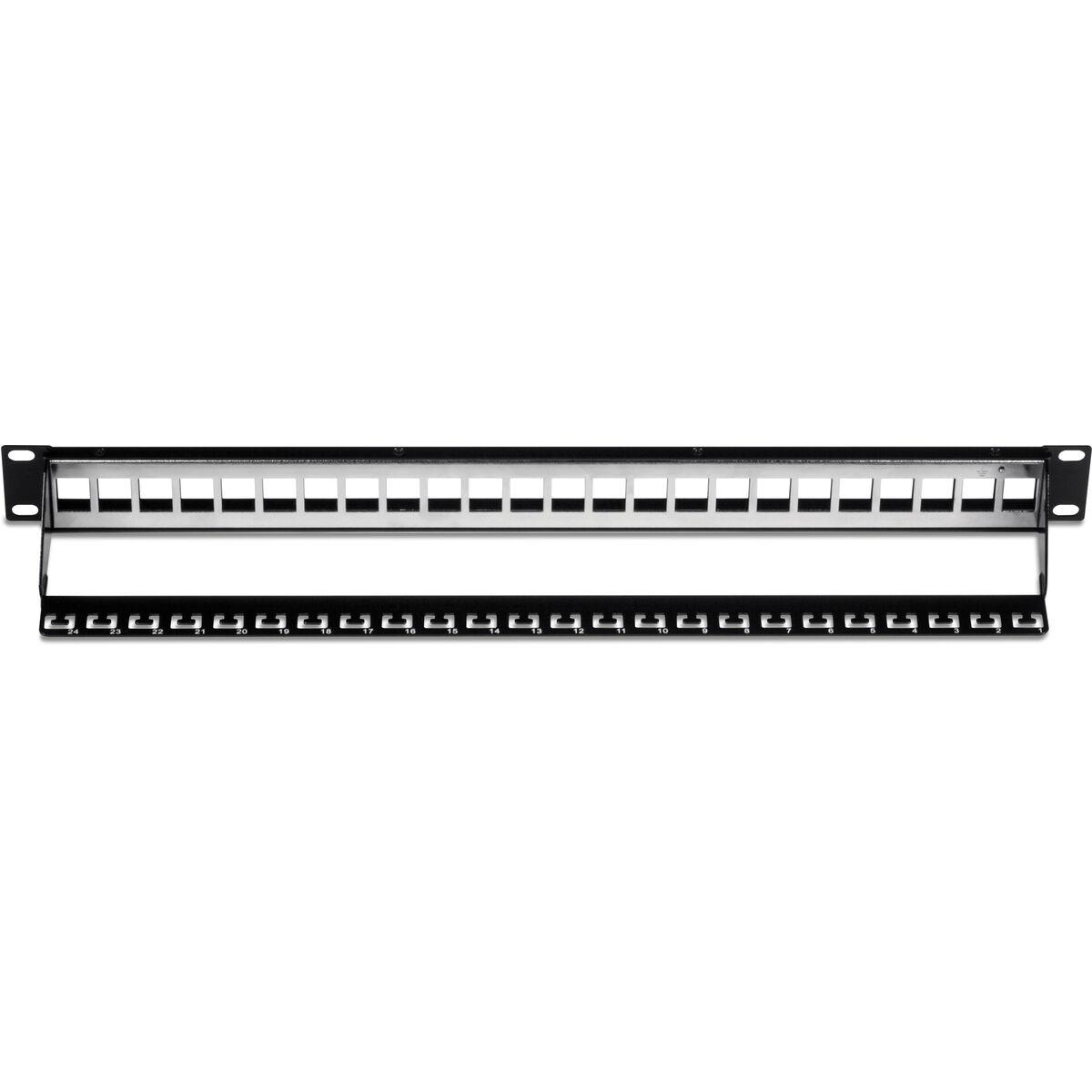 Trendnet TC-KP24S pezzo di pannello 1U (TRENDnet TC-KP24 24-Port Blank Keystone Shielded 1U Patch Panel [2Years warranty])
