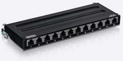 12-PORT CAT6A PATCH PANEL