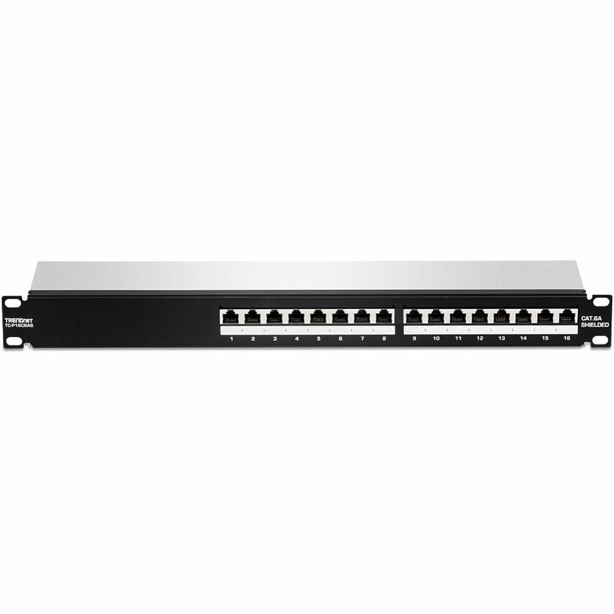 Trendnet TC-P16C6AS pezzo di pannello 1U (TRENDnet TC-P16C6AS 16-Port Cat6a Shielded Patch Panel [2Years warranty])