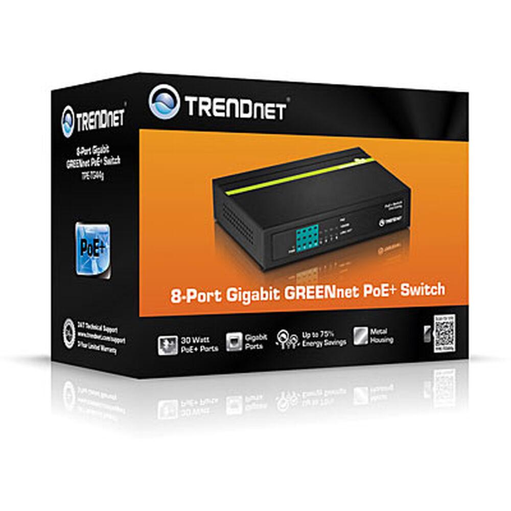 8-PORT GREENNET GIGABIT POE