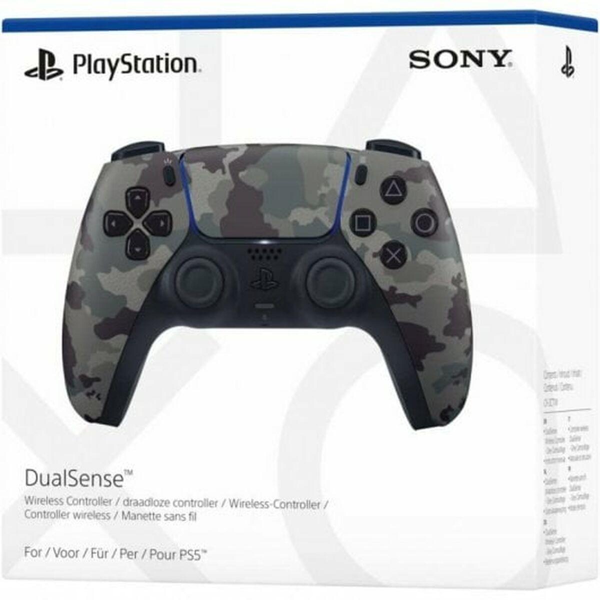 Controller wireless Sony Playstation 5 DualSense grigio mimetico