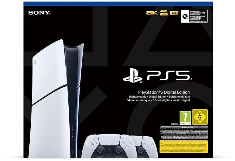 Sony PlayStation 5 Slim Digital Edition (incl. secondo controller)