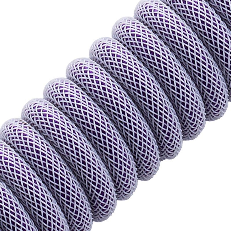 Cablemod CM-PKCA-CWAW-PW150PW-R cavo USB 1,5 m USB A USB C Viola (CableMod Pro Coiled Keyboard Cable USB A to USB Type C 150cm