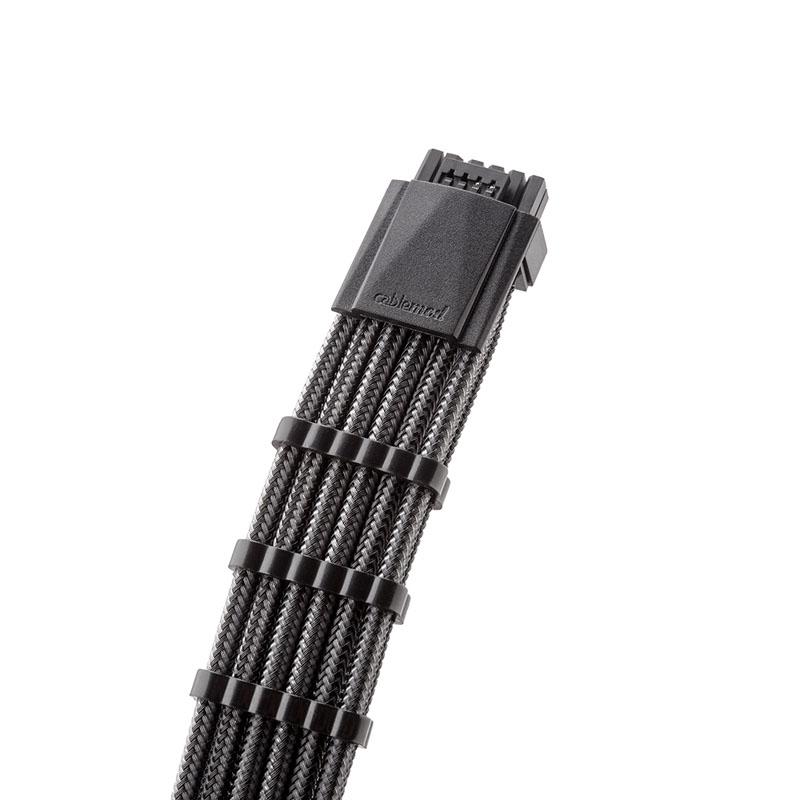 CableMod C-Series Pro ModMesh 12VHPWR su cavo PCI-E 3x per Corsair-60cm, Carbon (CM-PCSR-16p3-N60KC-5PK-R)