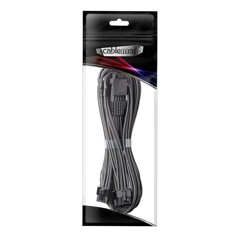 CableMod C-Series Pro ModMesh 12VHPWR su cavo PCI-E 3x per Corsair-60cm, Carbon (CM-PCSR-16p3-N60KC-5PK-R)