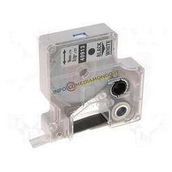 NASTRO COMPATIBILE DYMO D1 - 40913 / S0720680 9mm x 7m - NERO SU BIANCO