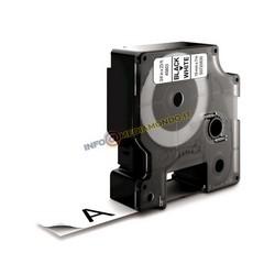NASTRO COMPATIBILE DYMO 45803 / S0720830 - 19mm x 7m - NERO SU BIANCO