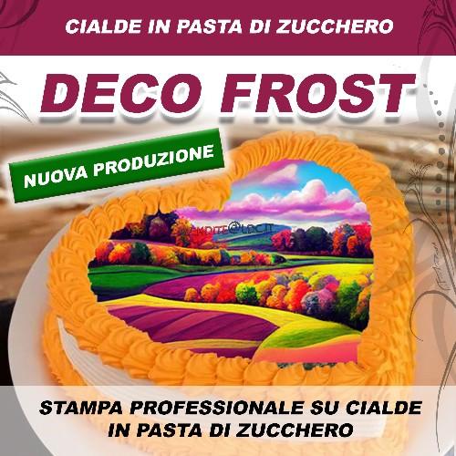 A4 - CIALDA EDIBILE - DECO FROST - FOGLI IN PASTA DI ZUCCHERO - 20 Fogli - FORMATO A4 - NUOVA PRODUZIONE