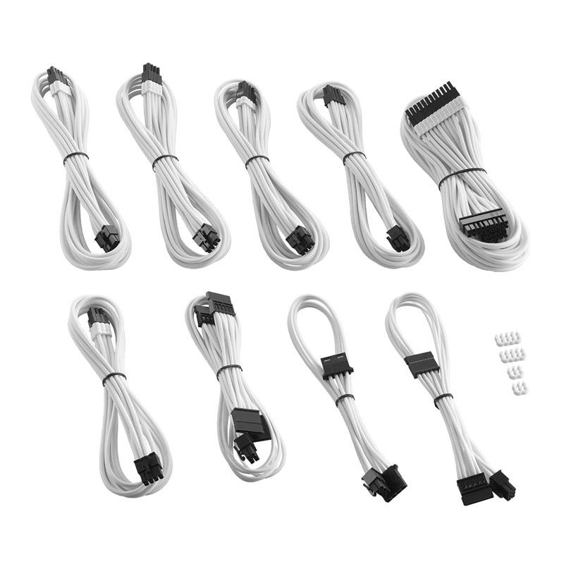 Cablemod CM-PCSR-FKIT-NKW-R cavo di alimentazione interno (CableMod PRO ModMesh C-Series RMi & RMx Cable Kit - White [Black Lab
