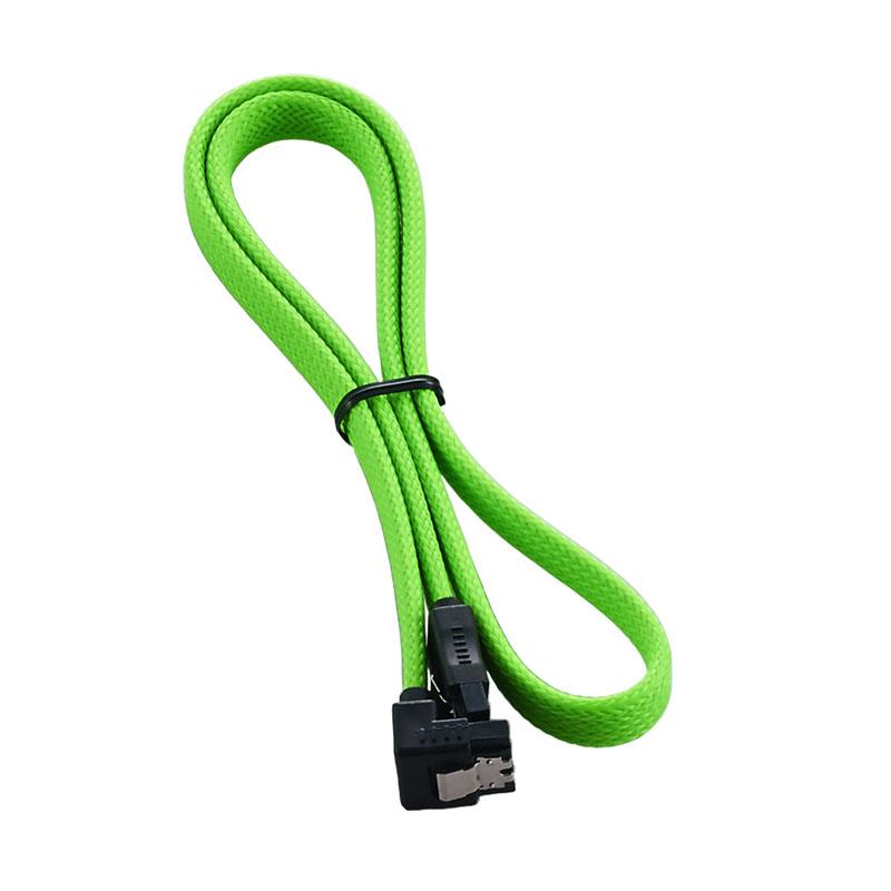 Cablemod CM-CAB-RSAT-N60KLG-R cavo SATA 0,6 m Verde (CableMod ModMesh Right Angle SATA 3 Cable 60cm - Light Green)