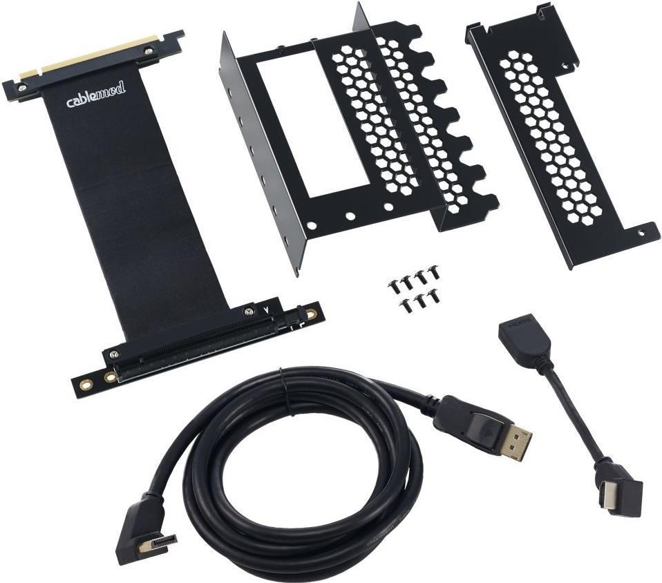 Cablemod CM-VPB-HDK-R parte del case del computer Mini Tower Supporto GPU (CableMod Vertical Graphics Card Holder with PCIe x16