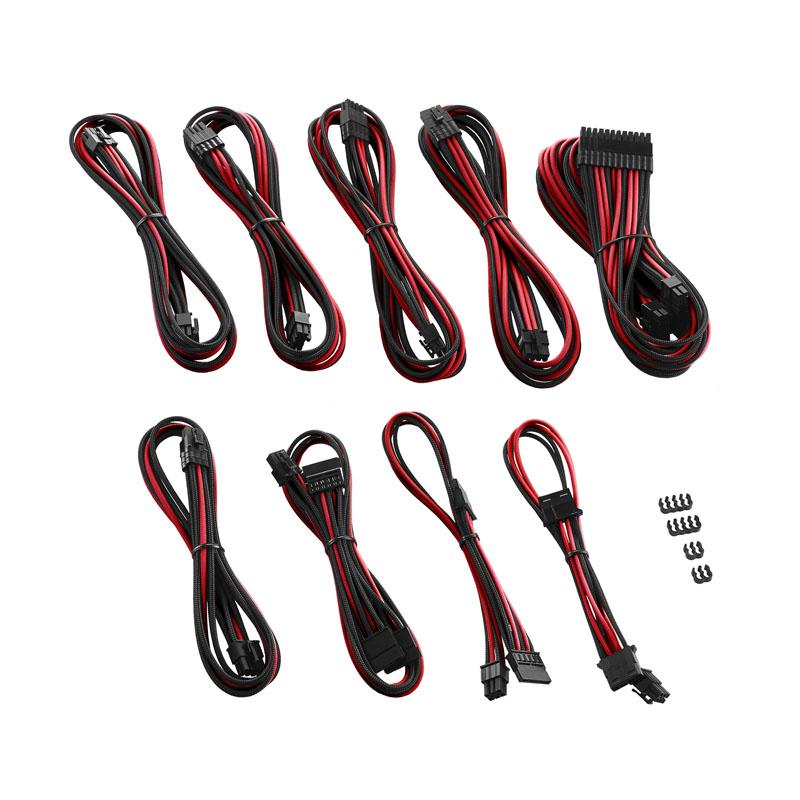 Cablemod CM-PRTS-FKIT-NKKR-R cavo di alimentazione interno (CableMod PRO ModMesh RT-Series ASUS ROG / Seasonic Cable Kits - Bla