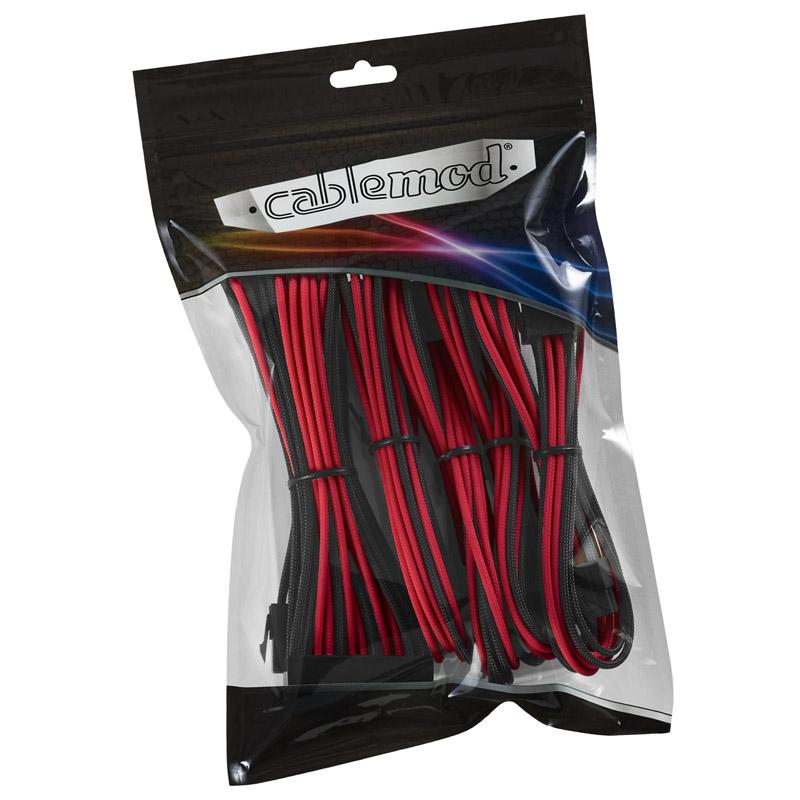 Kit di prolunga cavo ModMesh classico - Serie 8+6 - nero/rosso