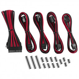 Kit di prolunga cavo ModMesh classico - Serie 8+6 - nero/rosso