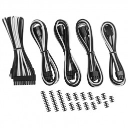 Kit di prolunga cavo ModMesh classico - Serie 8+6 - nero/bianco