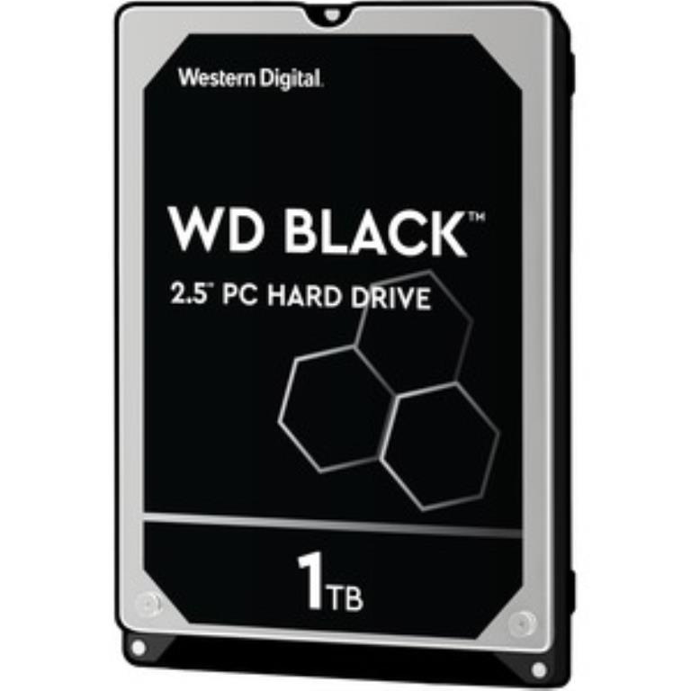 Hard disk 2,5" 1TB - 7200rpm - SATA 6Gbps - 64MB - WD Mobile Black 7mm