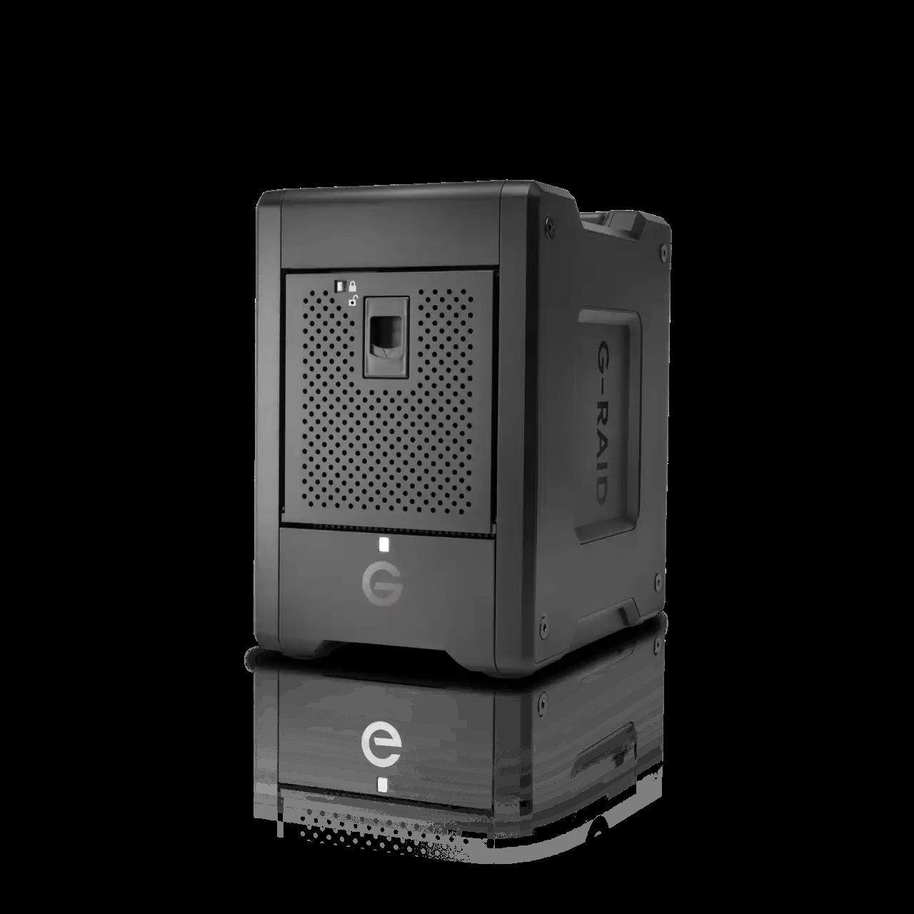 SanDisk G-RAID SHUTTLE 4 array di dischi 48 TB Desktop Nero (SanDisk Professional G-RAID SHUTTLE 4 - Array unità  disco rigid