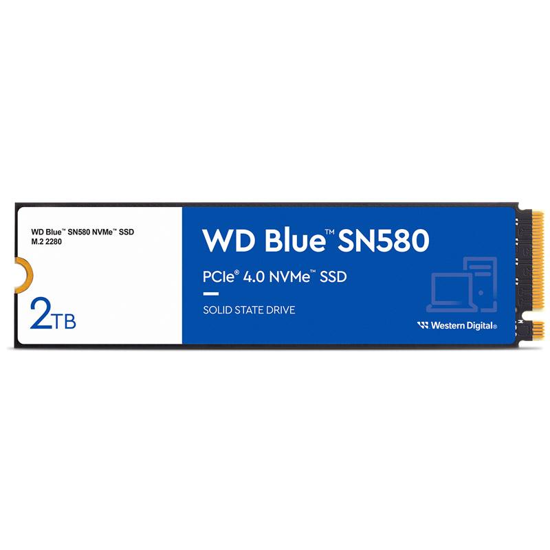 WESTERN DIGITAL SSD INTERNO BLUE SN580 2TB M.2 2280 PCIE 4.0 X4 (NVME)