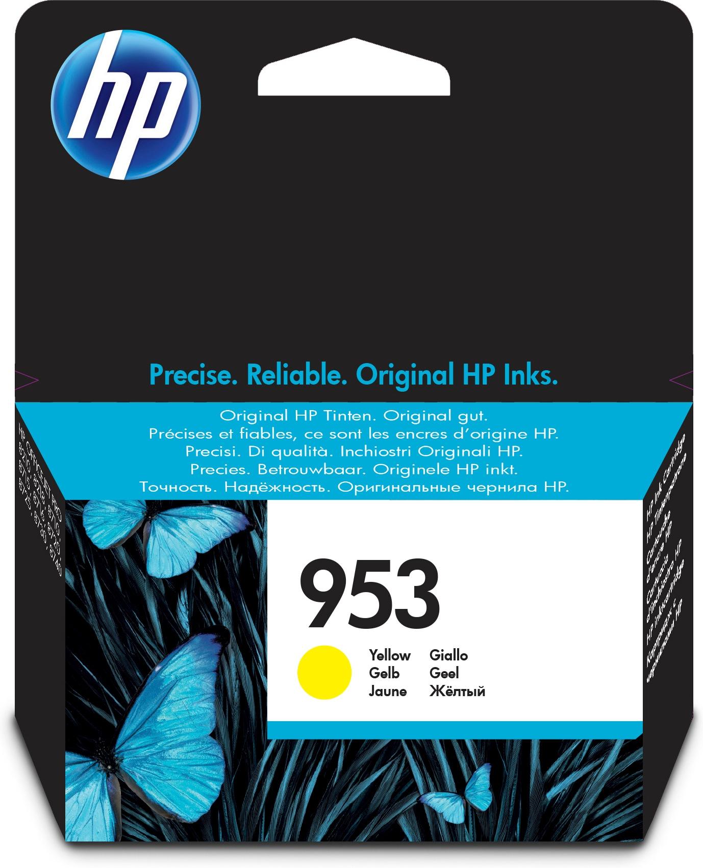 INK HP F6U14AE N.953 GIALLO x HP OJ-8210 OJ-8710 OJ-8720 OJ-8725 OJ-8730 OJ-8740 OJ-7740 OJ-7720 OJ-7730 OJ-8218