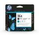 HP 744 - Ciano, nero per foto - testina di stampa